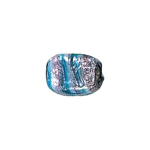 Silver Foiled Mirror Foiled Beads 12055