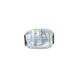 Silver Foiled Mirror Foiled Beads 12078