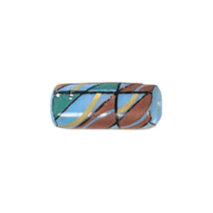 Printed Fancy Glass Beads 11215