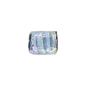 Silver Foiled Mirror Foiled Beads 12088