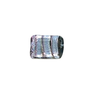 Silver Foiled Mirror Foiled Beads 12090