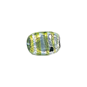 Silver Foiled Mirror Foiled Beads 12095
