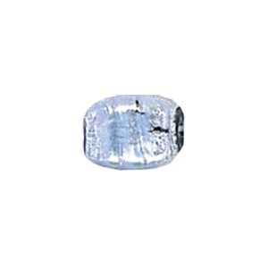 Silver Foiled Mirror Foiled Beads 12098