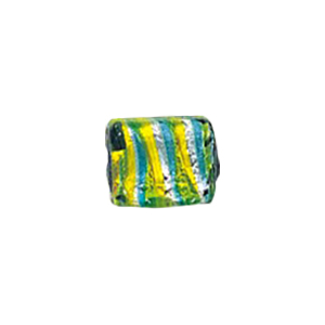 Silver Foiled Mirror Foiled Beads 12101
