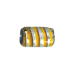 Silver Foiled Mirror Foiled Beads 12117