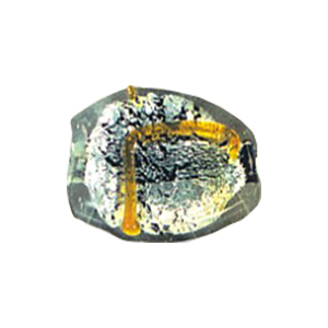 Lampworked Silver Foiled Mirror Foiled Beads 12128