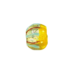 Lampworked Silver Foiled Mirror Foiled Beads 12137