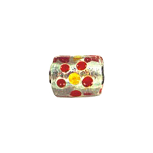 Lampworked Silver Foiled Mirror Foiled Beads 12147