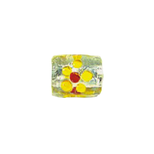 Lampworked Silver Foiled Mirror Foiled Beads 12148
