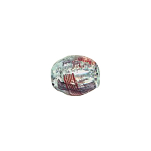 Lampworked Silver foiled Beads 11395