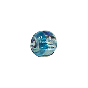 Lampworked Silver foiled Beads 11399