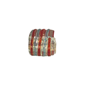 Lampworked Silver Foiled Mirror Foiled Beads 12161