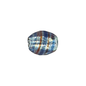 Lampworked Silver foiled Beads 11412