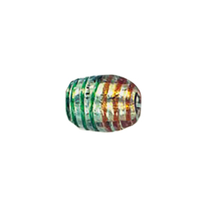 Lampworked Silver foiled Beads 11414