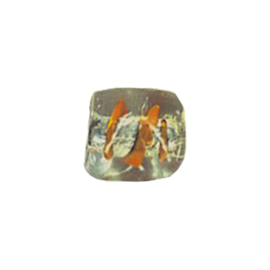 Lampworked Silver Foiled Mirror Foiled Beads 12178