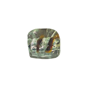 Lampworked Silver Foiled Mirror Foiled Beads 12181