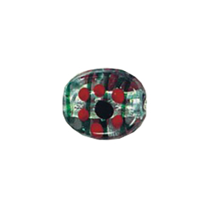 Lampworked Silver foiled Beads 11429