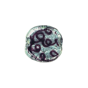 Lampworked Silver foiled Beads 11438