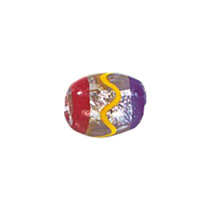 Lampworked Silver Foiled Mirror Foiled Beads 12194