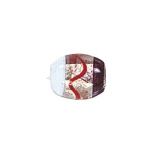 Lampworked Silver Foiled Mirror Foiled Beads 12198