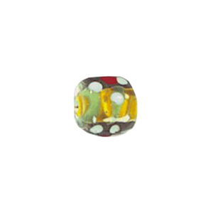 Lampworked Silver foiled Beads 11448