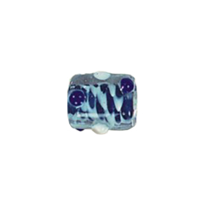 Lampworked Silver foiled Beads 11451