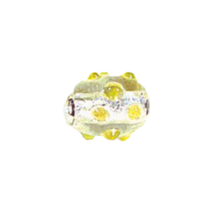 Lampworked Silver foiled mirror foiled Beads 12207