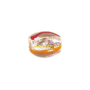 Lampworked Silver Foiled Mirror Foiled Beads 12214