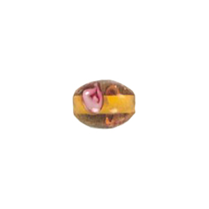 2 tone color lined Glass Beads and w or stringer designs 11678