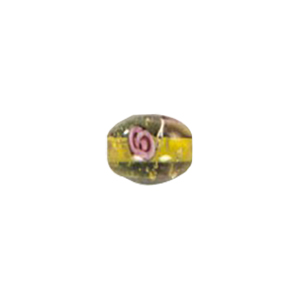2 tone color lined Glass Beads and w or stringer designs 11679