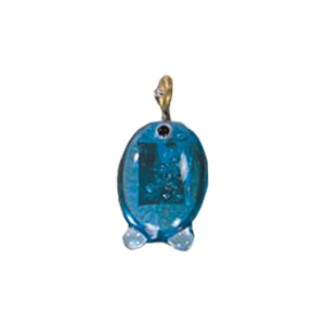 Glass Charms Silver foiled and lampworked 11711