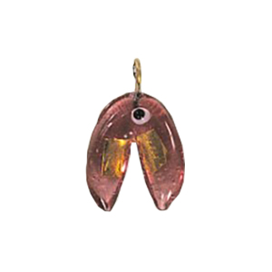 Glass Charms Silver foiled and lampworked 11716