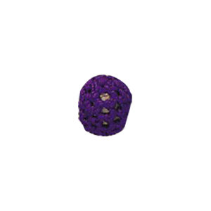 Crochet wrapped Wood Beads 11774