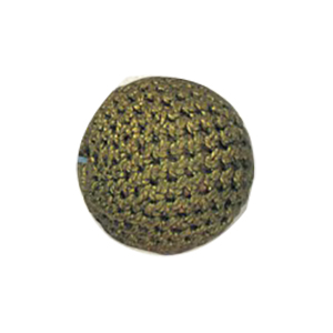 Crochet wrapped Wood Beads 11807