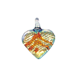 Color Foiled Glass Pendants 11888