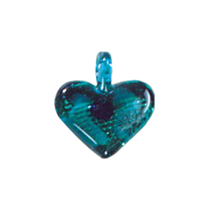 Color Foiled Glass Pendants 11894