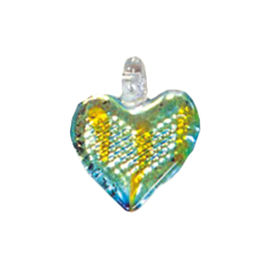 Color Foiled Glass Pendants 11903