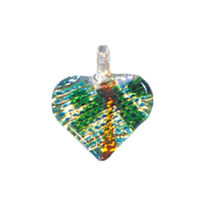 Color Foiled Glass Pendants 11904