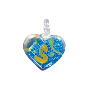 Color Foiled Glass Pendants 11907