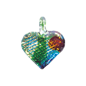 Color Foiled Glass Pendants 11913