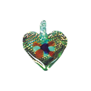 Color Foiled Glass Pendants 11914