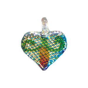Color Foiled Glass Pendants 11917
