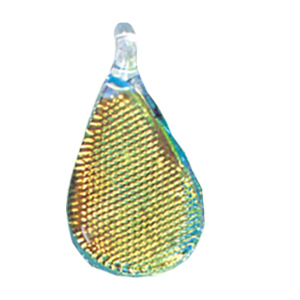 Silver Foiled Glass Pendants 11945