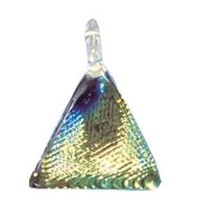 Silver Foiled Glass Pendants 11948