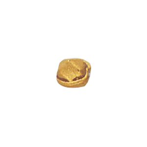 Golden Metallic finish Pressed Glass Beads 14074
