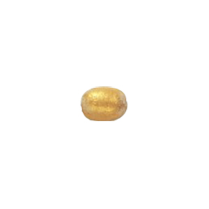 Golden Metallic finish Pressed Glass Beads 14078