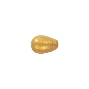 Golden Metallic finish Pressed Glass Beads 14083