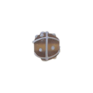 Stringer Lampworked Round Glass Beads 14161