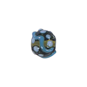 Stringer Lampworked Round Glass Beads 14162