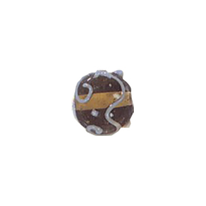 Stringer Lampworked Round Glass Beads 14166